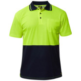 Workcraft Hi Vis Cotton Back Polo - Short Sleeve  | WSP401 