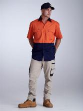 Bisley Hi Vis Cool Lightweight Drill Shirt  | BS1895 