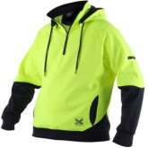 XAX Glo Hoodie Hi-vis (½ Zip & Removable Hood)  | 7X1810 